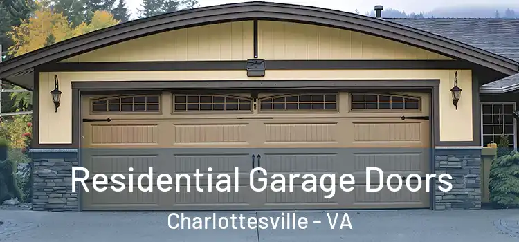  Residential Garage Doors Charlottesville - VA